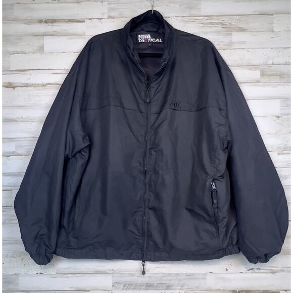 NRA Tactical Jacket Mens X-Large Black Concealed Carry Quick Access Windbreaker - Picture 1 of 9